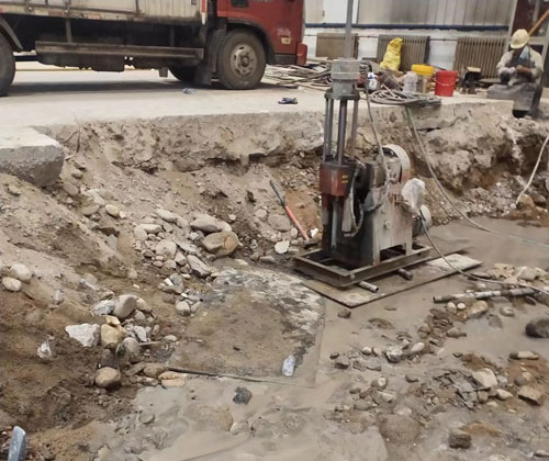 港南公路下沉压浆
